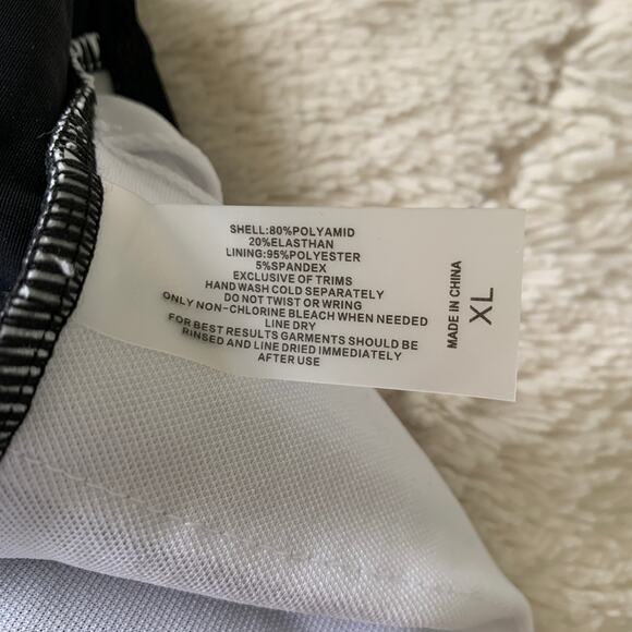 3/$20 NWOT Cupshe women's black babe scoop back one piece swimsuit SZ XL - Picture 8 of 8